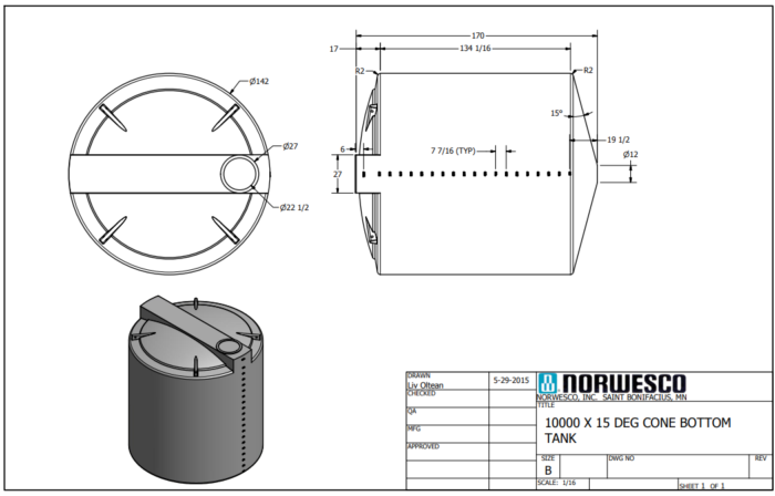Cone Bottom Tanks